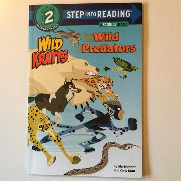 Random House Other - 📚 4 Books For $10 📚 Preschool - 1 WILD KRATTS Wild Predators Level 2 Book